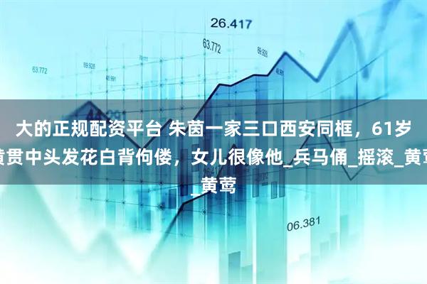 大的正规配资平台 朱茵一家三口西安同框，61岁黄贯中头发花白背佝偻，女儿很像他_兵马俑_摇滚_黄莺